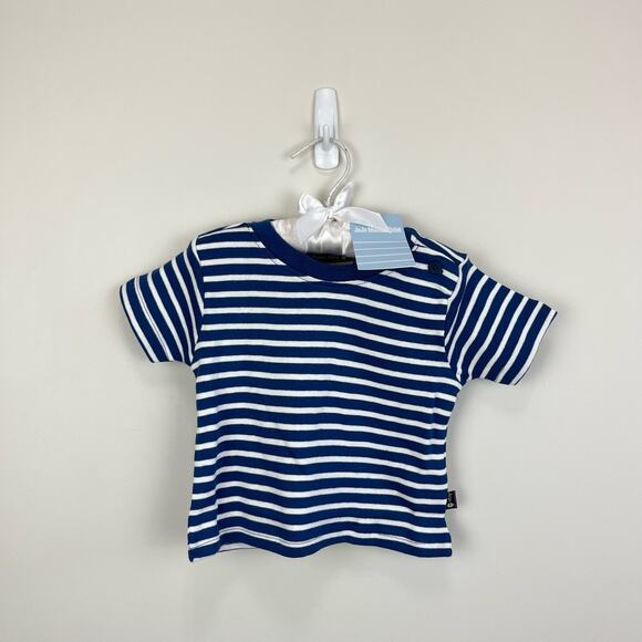 JoJo Maman Bebe Stripe T-Shirt 6-12 Months NWT - Picture 1 of 5